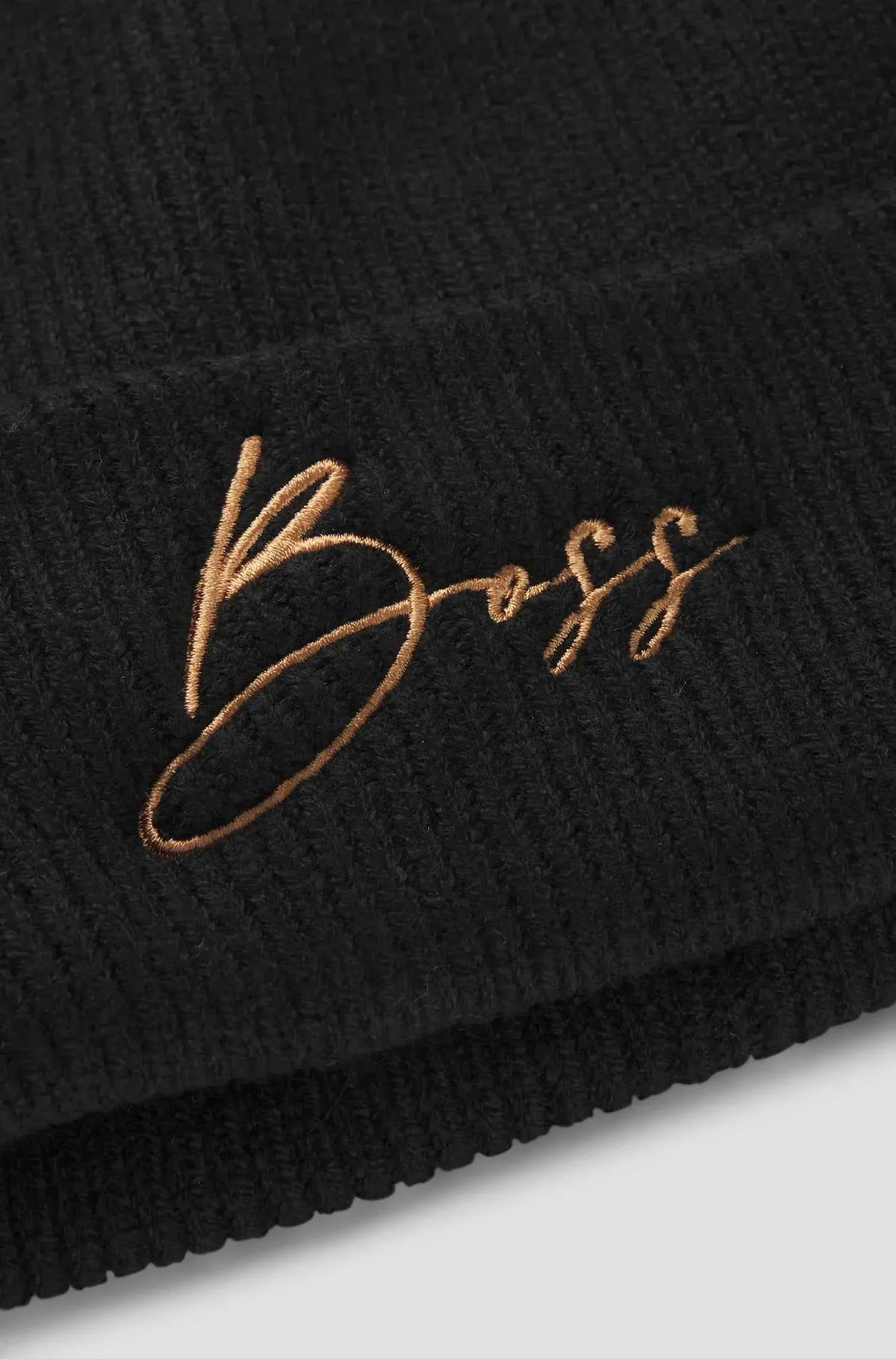Black | Beanie High Cuff, back