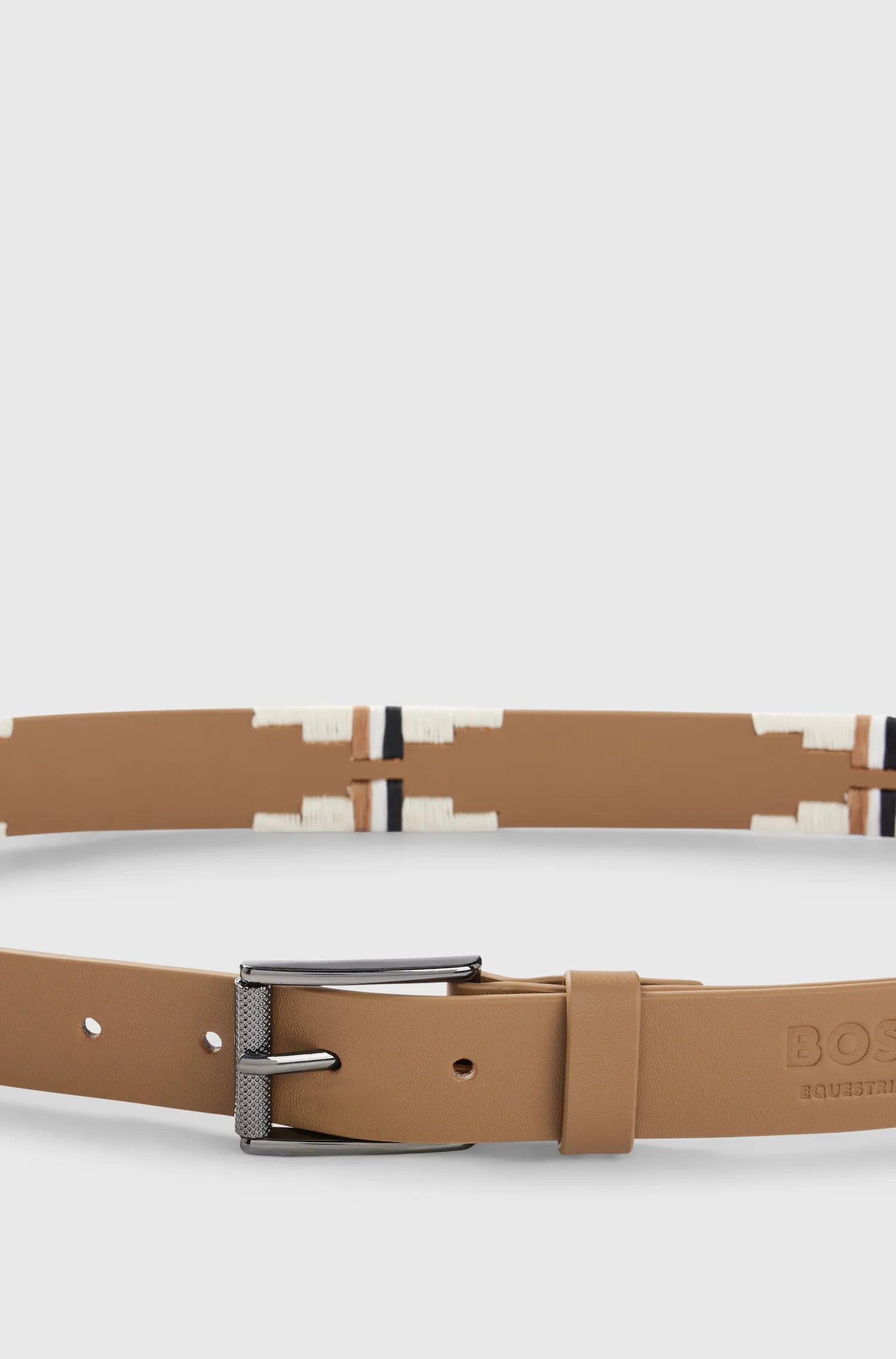 Polo Belt Signature on Alexander Schill Shop, an official BOSS Equestrian Partner