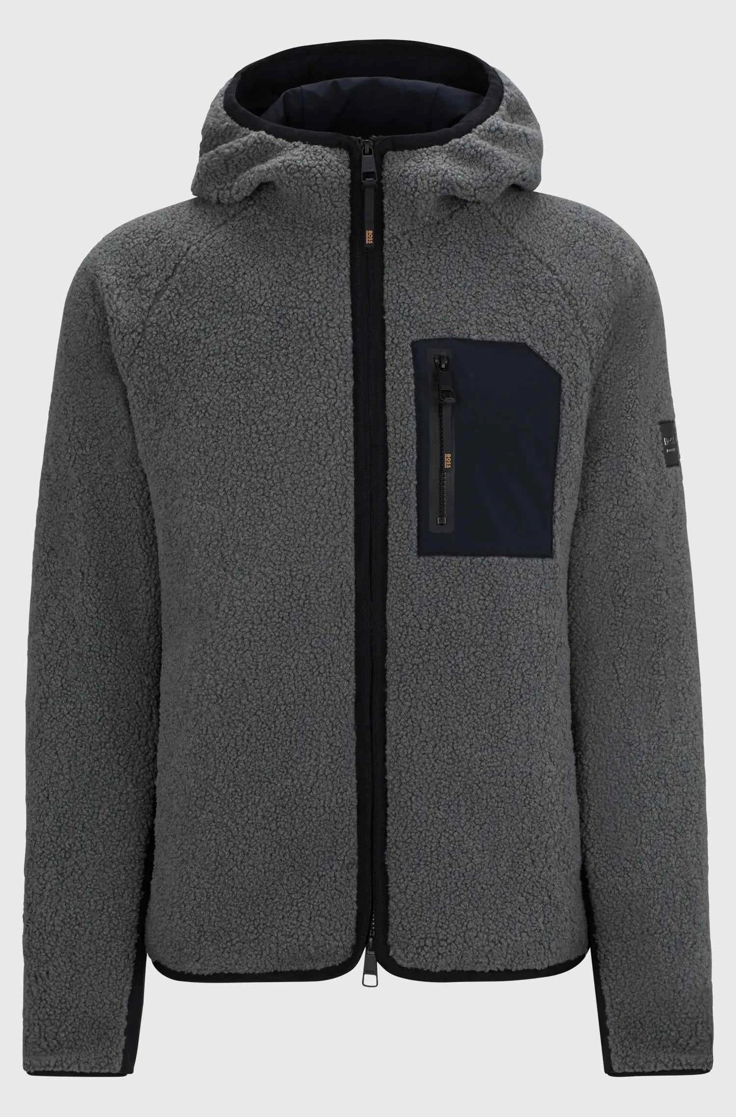 Russel Hybrid Teddy Puffer Jacket