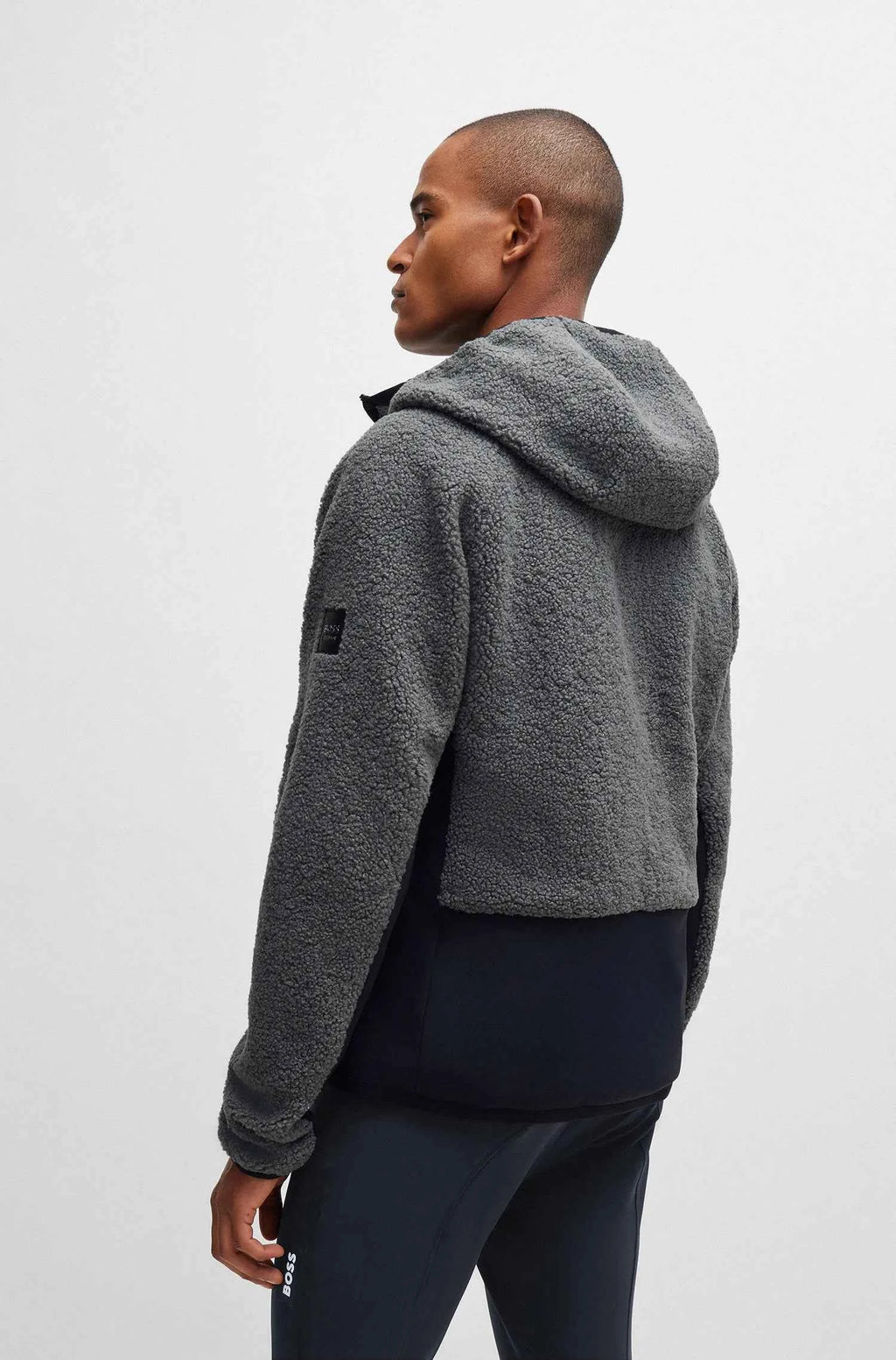 Russel Hybrid Teddy Puffer Jacket