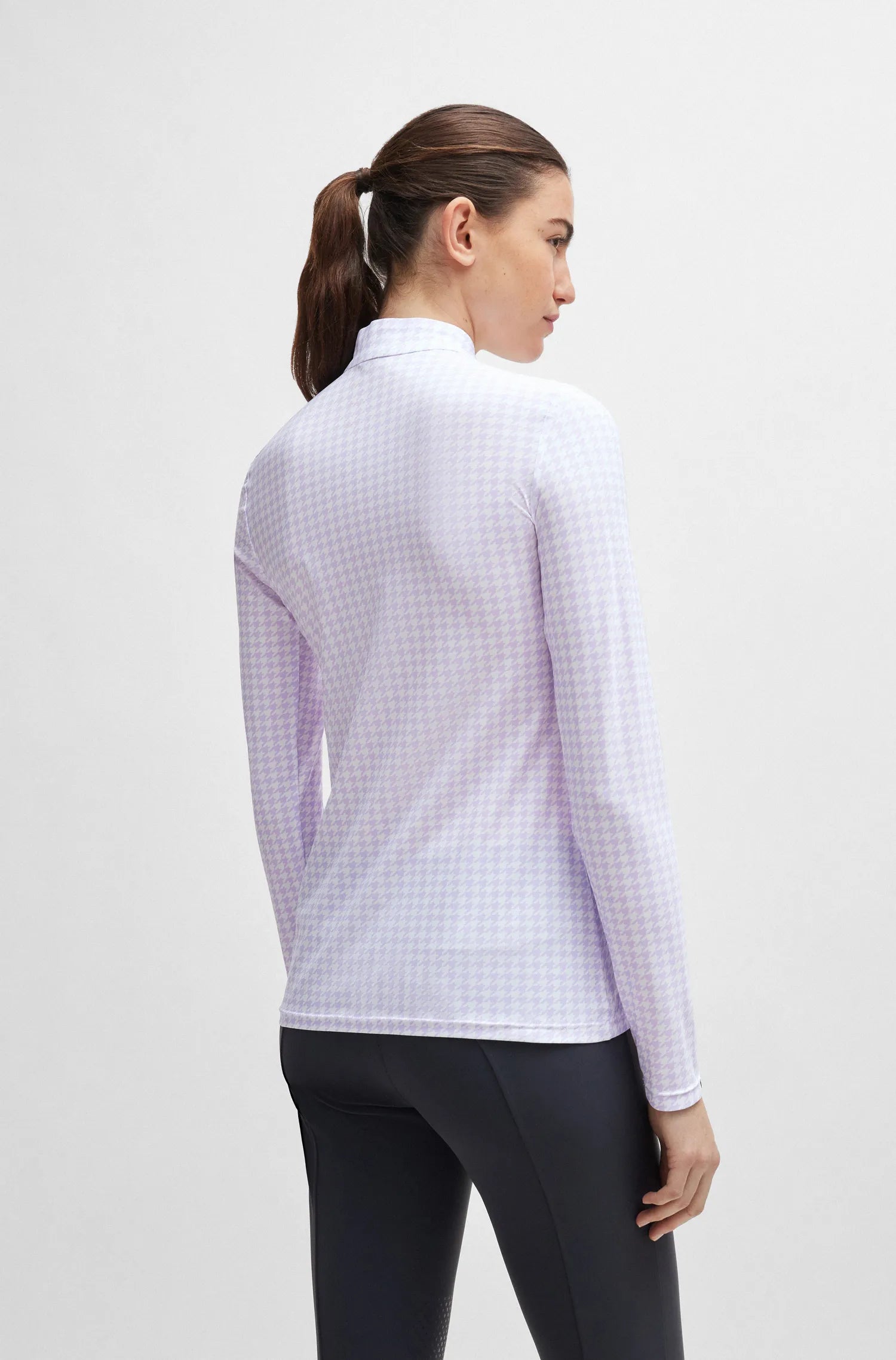 Rachel Training Shirt Houndstooth on Alexander Schill Shop, an official BOSS Equestrian Partner