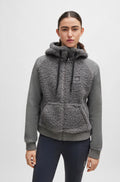 Riva Teddy Hybrid Zip Hoodie on Alexander Schill Shop, an official BOSS Equestrian Partner
