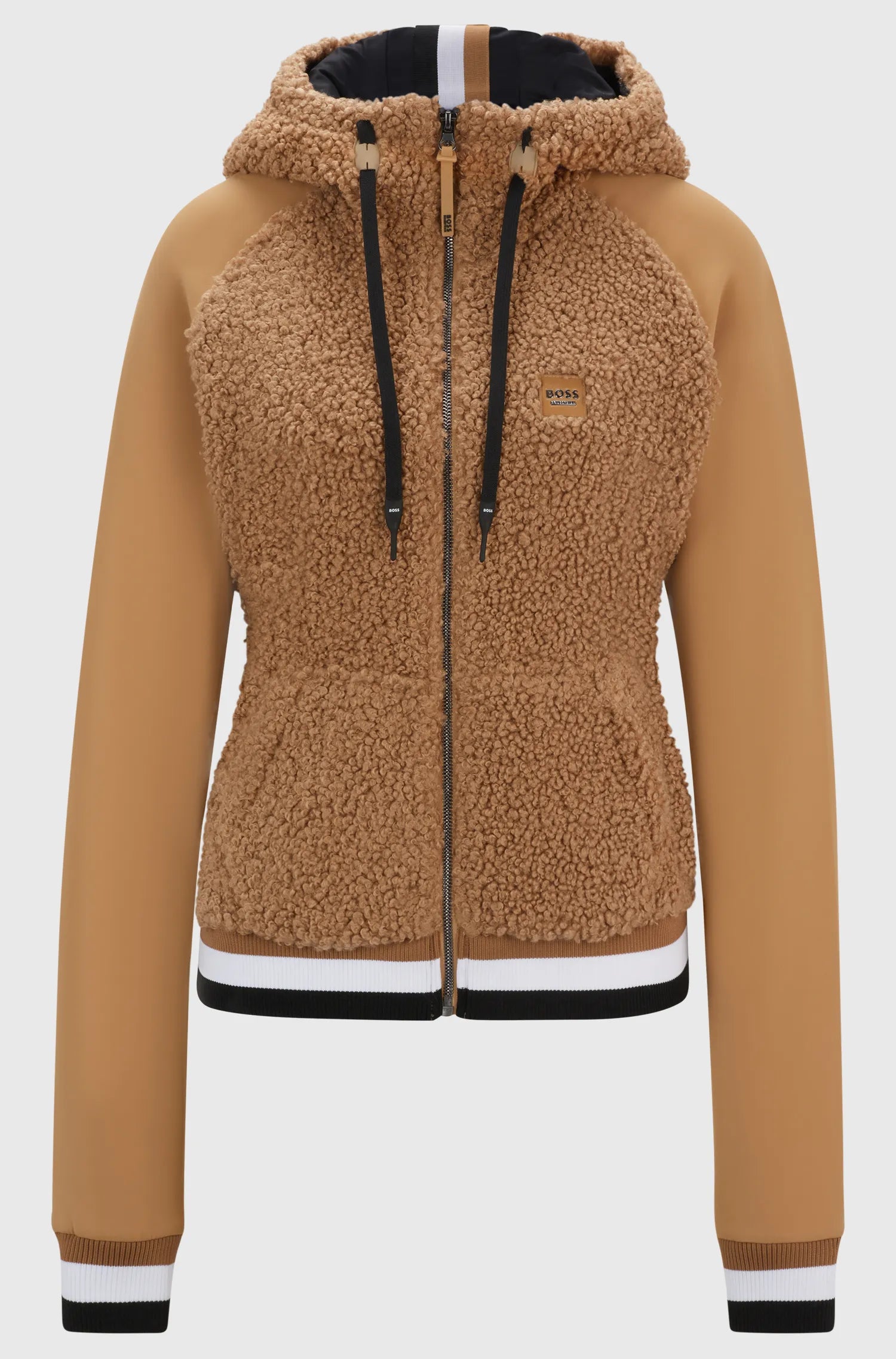 Riva Teddy Hybrid Zip Hoodie on Alexander Schill Shop, an official BOSS Equestrian Partner
