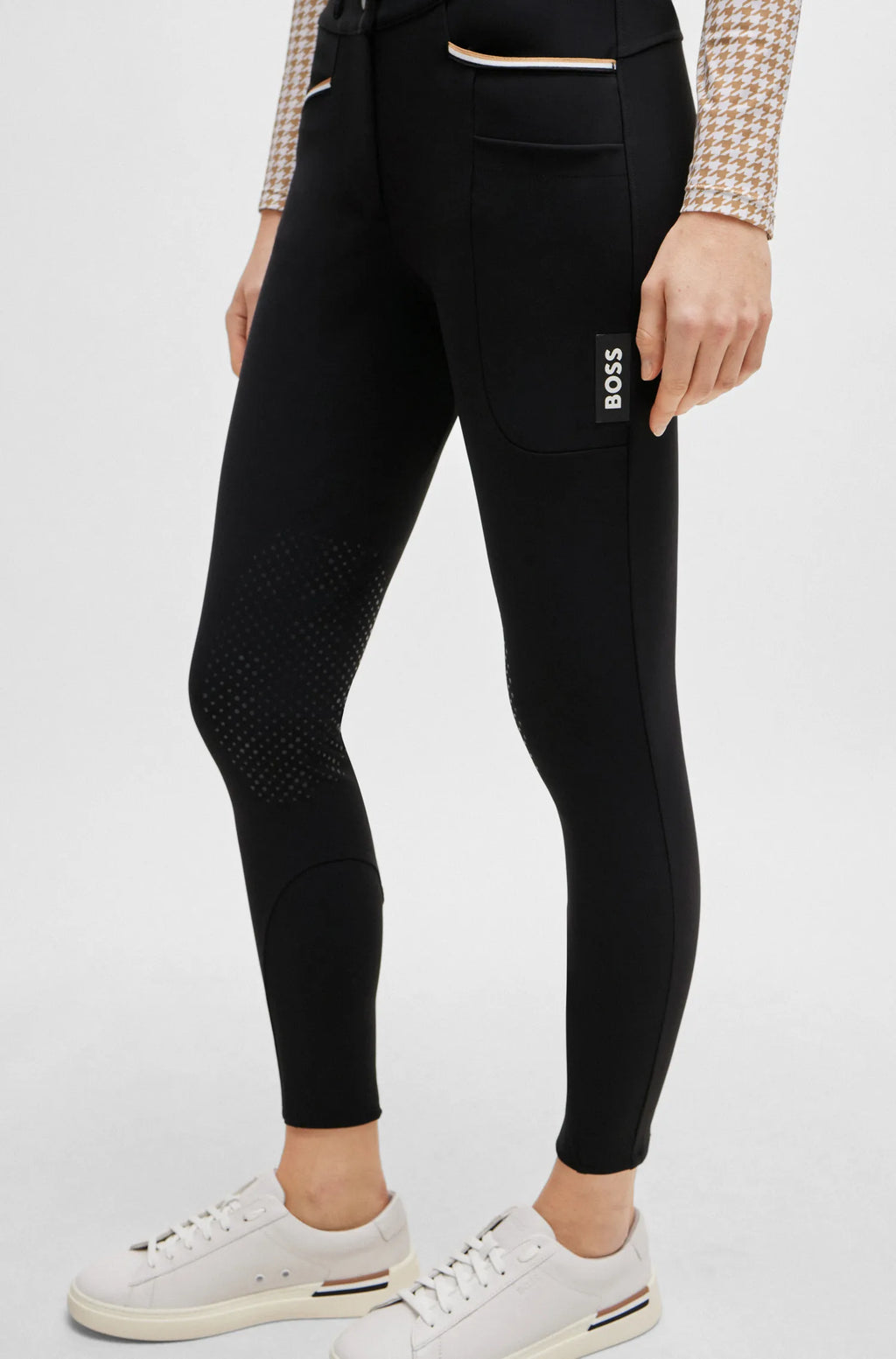 Hannah High Waist Knee Grip Breeches on Alexander Schill Shop, an official BOSS Equestrian Partner