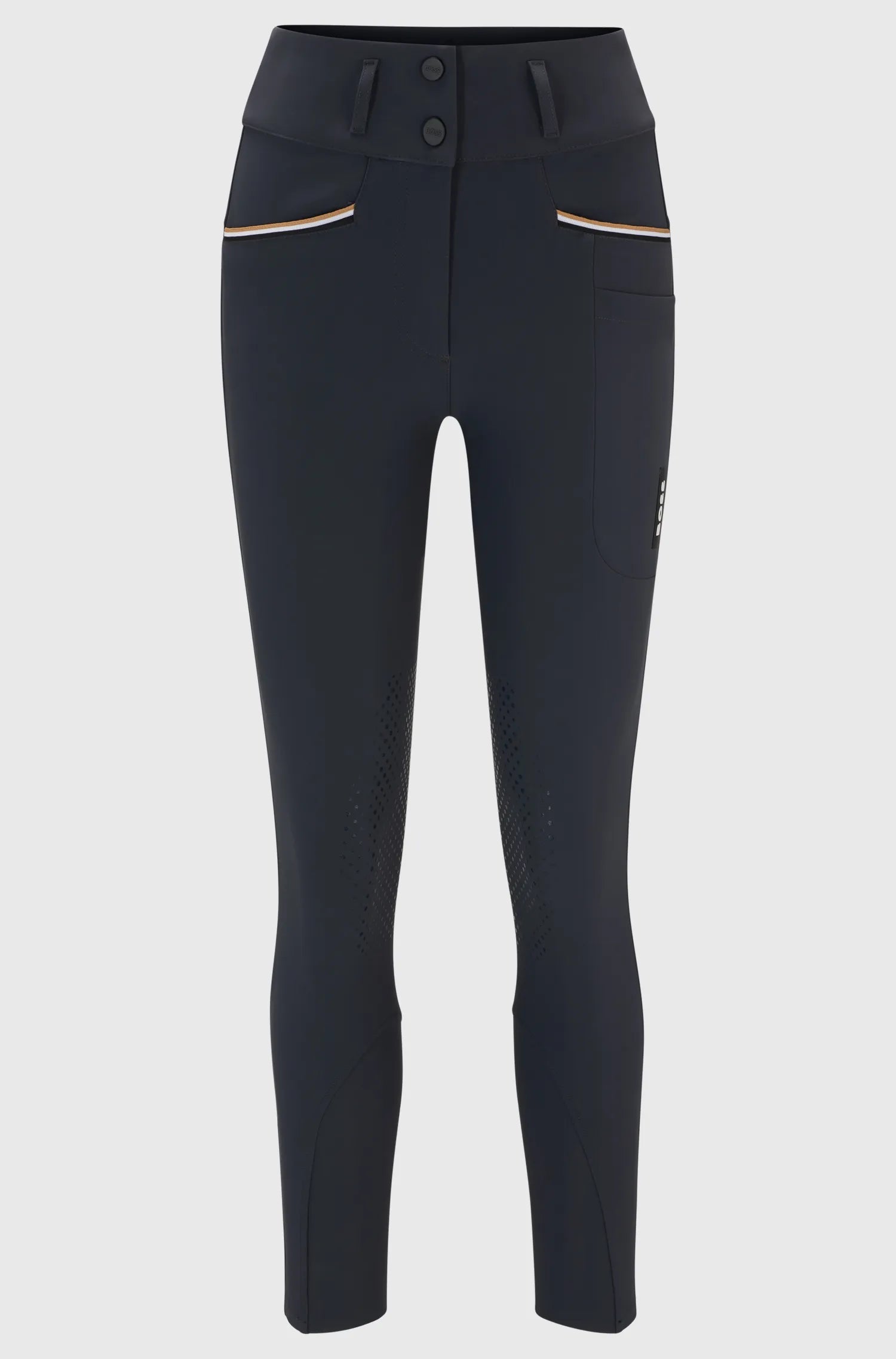 Hannah High Waist Knee Grip Breeches on Alexander Schill Shop, an official BOSS Equestrian Partner
