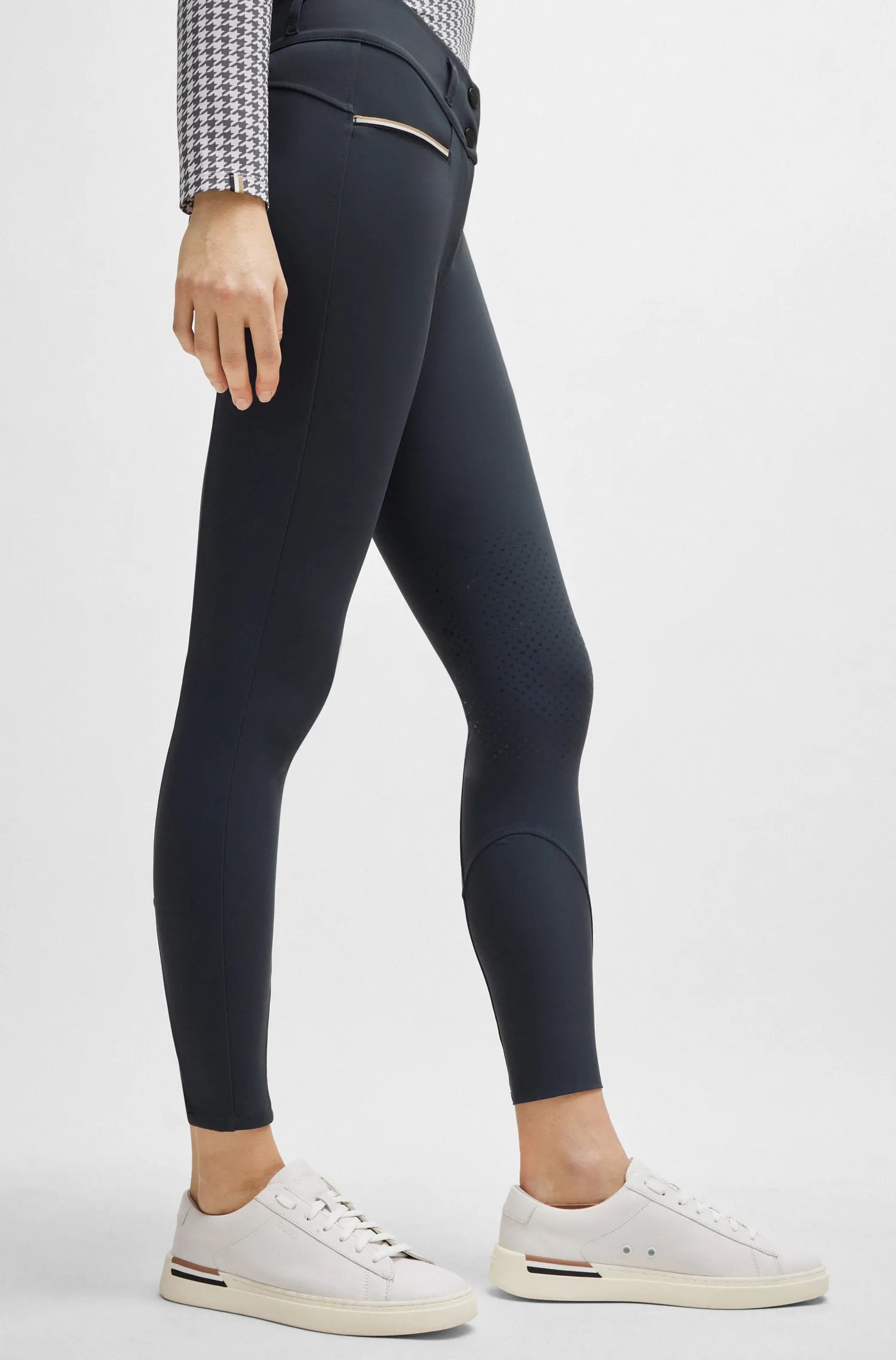 Hannah High Waist Knee Grip Breeches on Alexander Schill Shop, an official BOSS Equestrian Partner