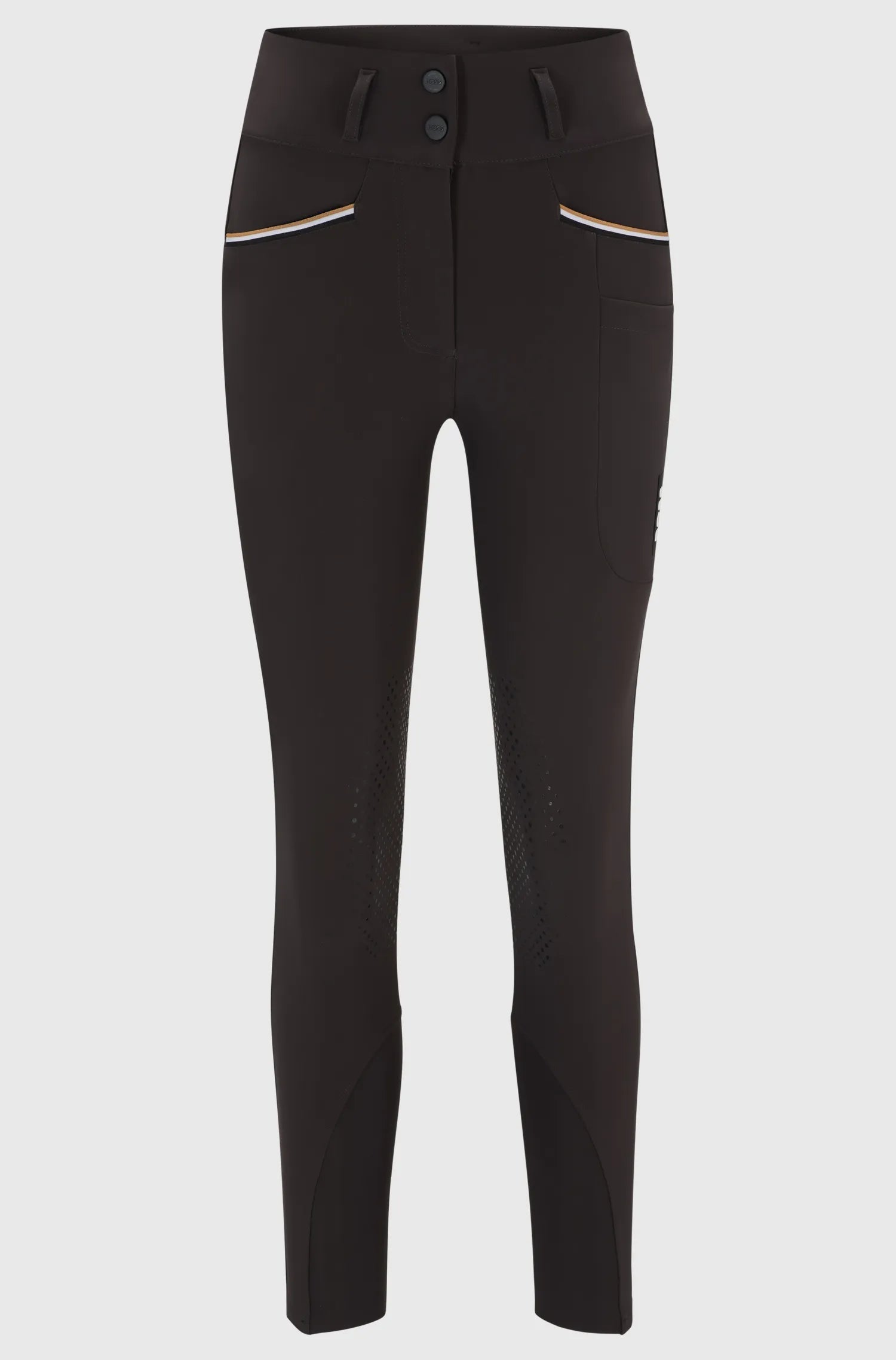 Hannah High Waist Knee Grip Breeches on Alexander Schill Shop, an official BOSS Equestrian Partner