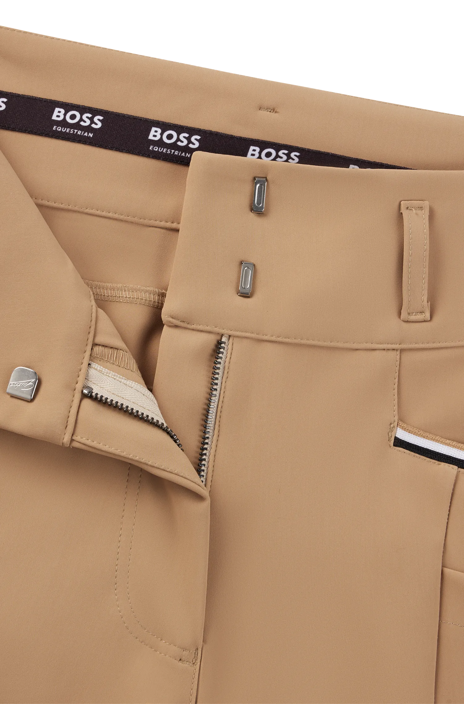 Hannah High Waist Knee Grip Breeches on Alexander Schill Shop, an official BOSS Equestrian Partner