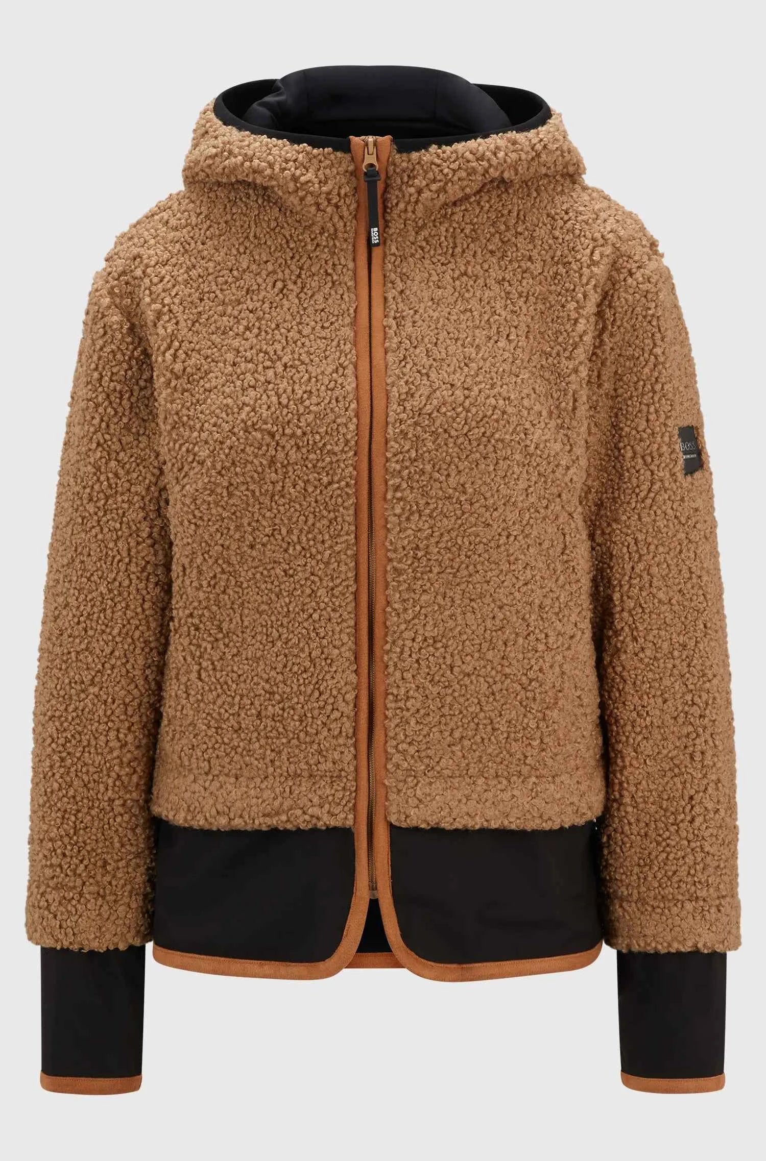 Lucy Hybrid Teddy Puffer Jacket