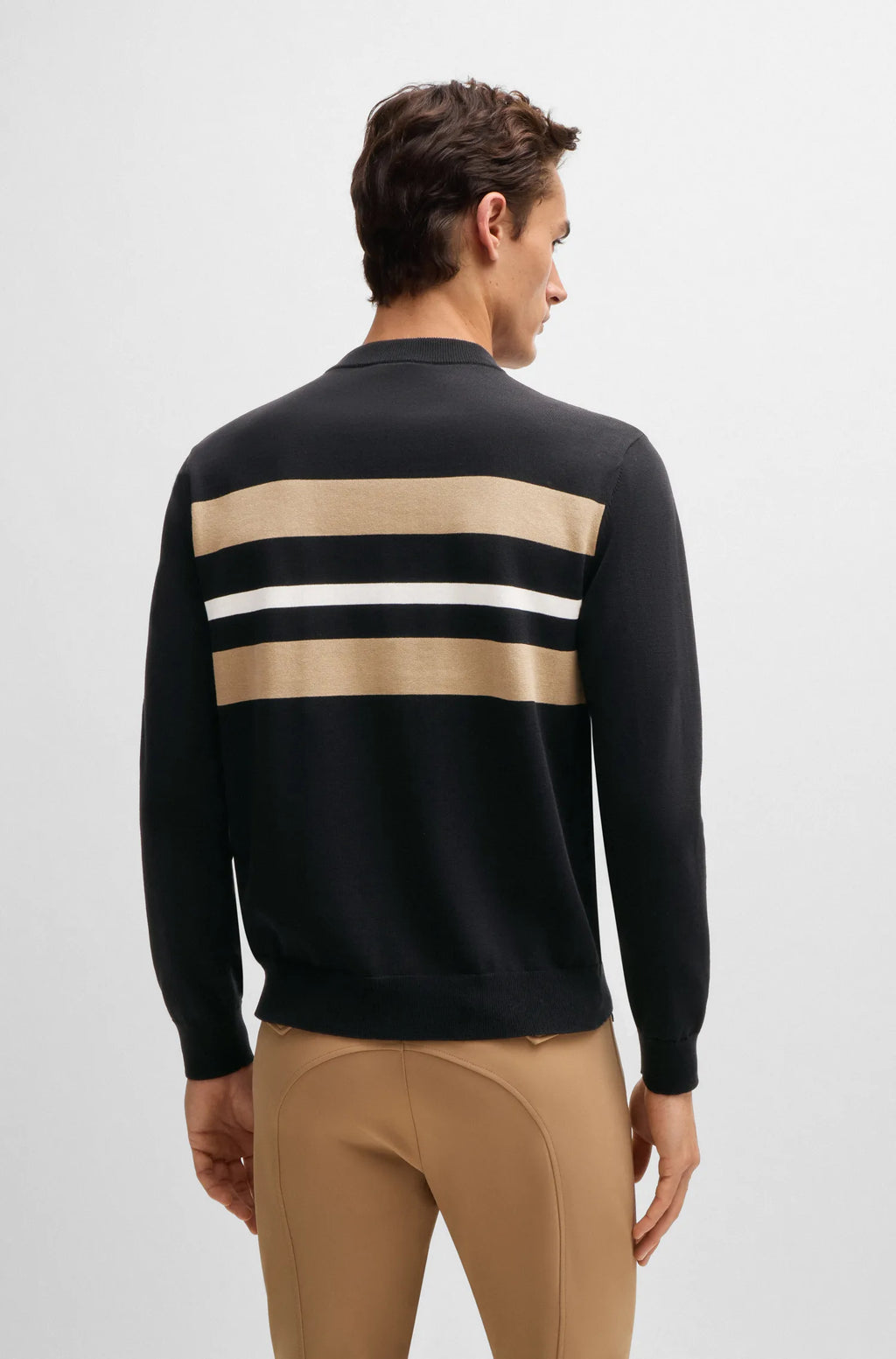 Brad Knitwear Logo Jumper on Alexander Schill Shop, an official BOSS Equestrian Partner