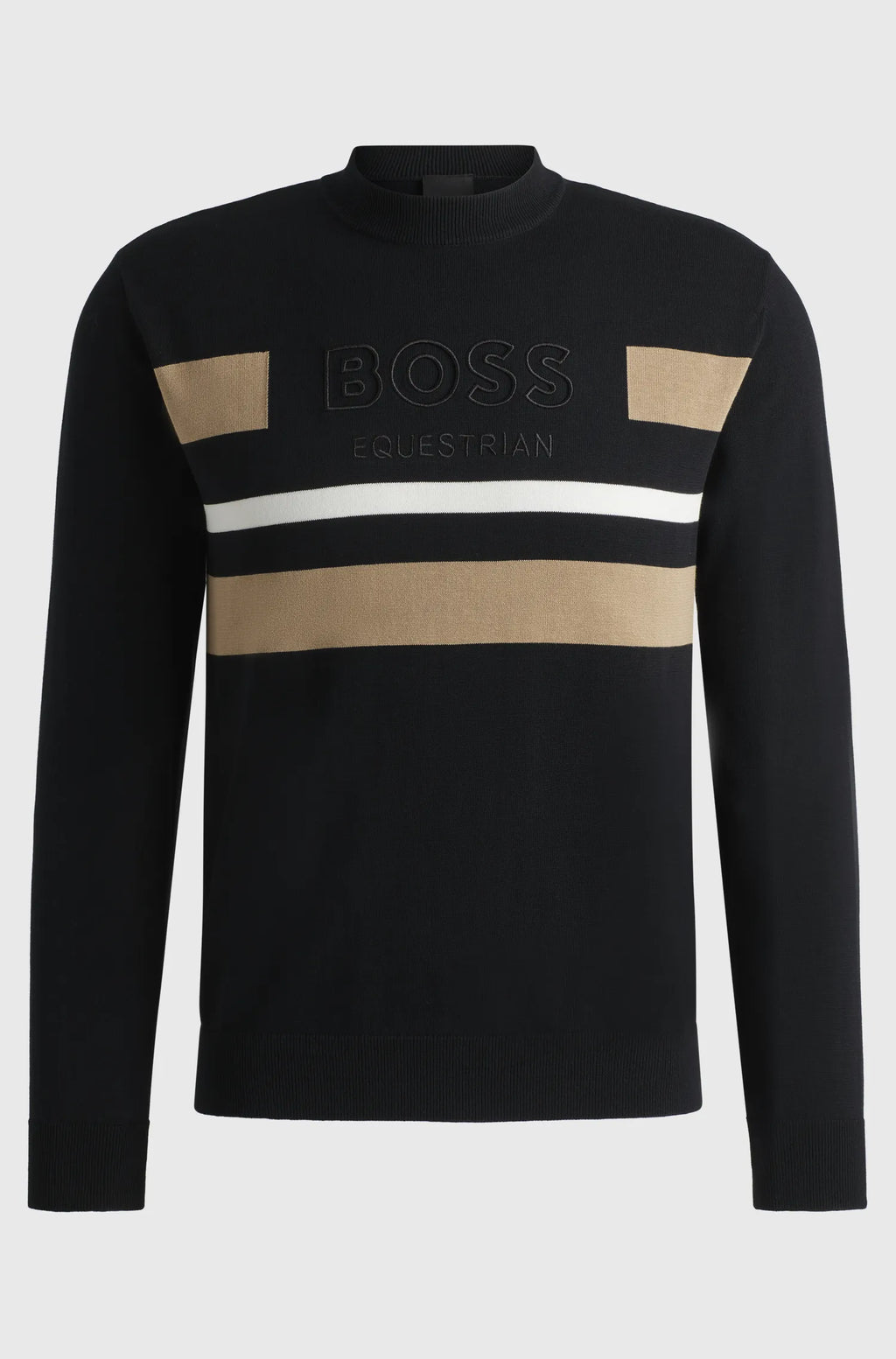 Brad Knitwear Logo Jumper on Alexander Schill Shop, an official BOSS Equestrian Partner