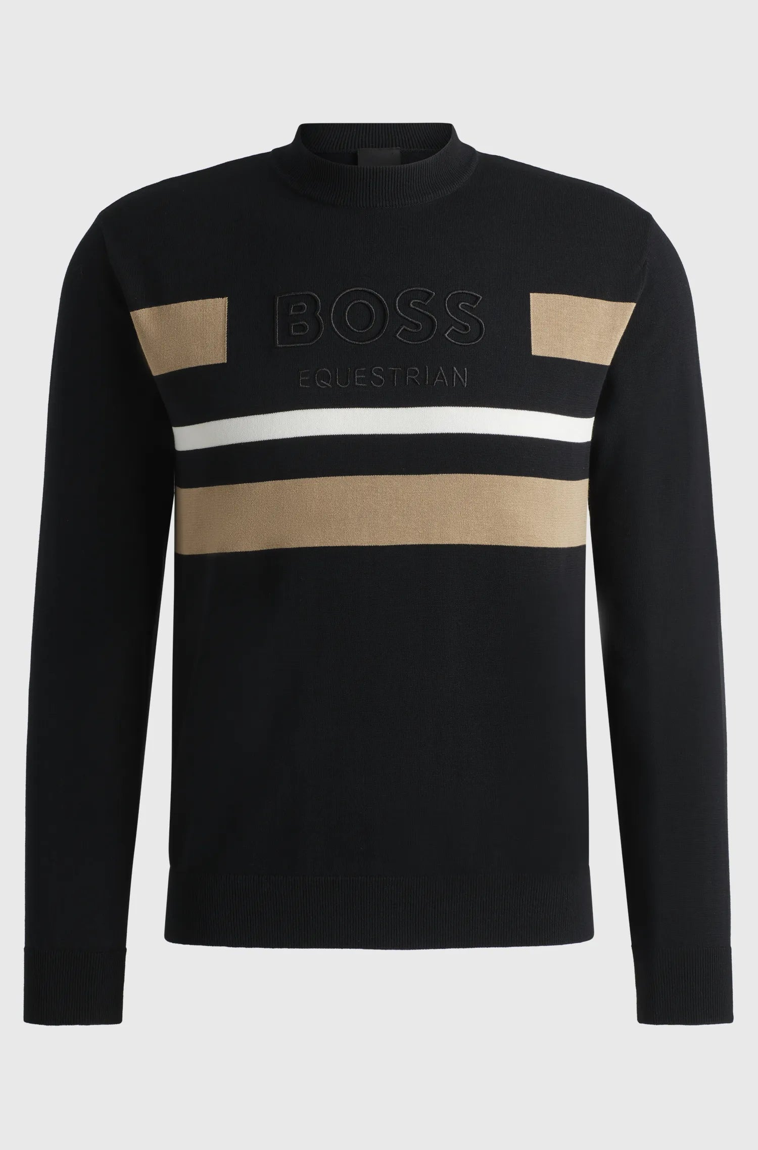 Brad Knitwear Logo Jumper on Alexander Schill Shop, an official BOSS Equestrian Partner