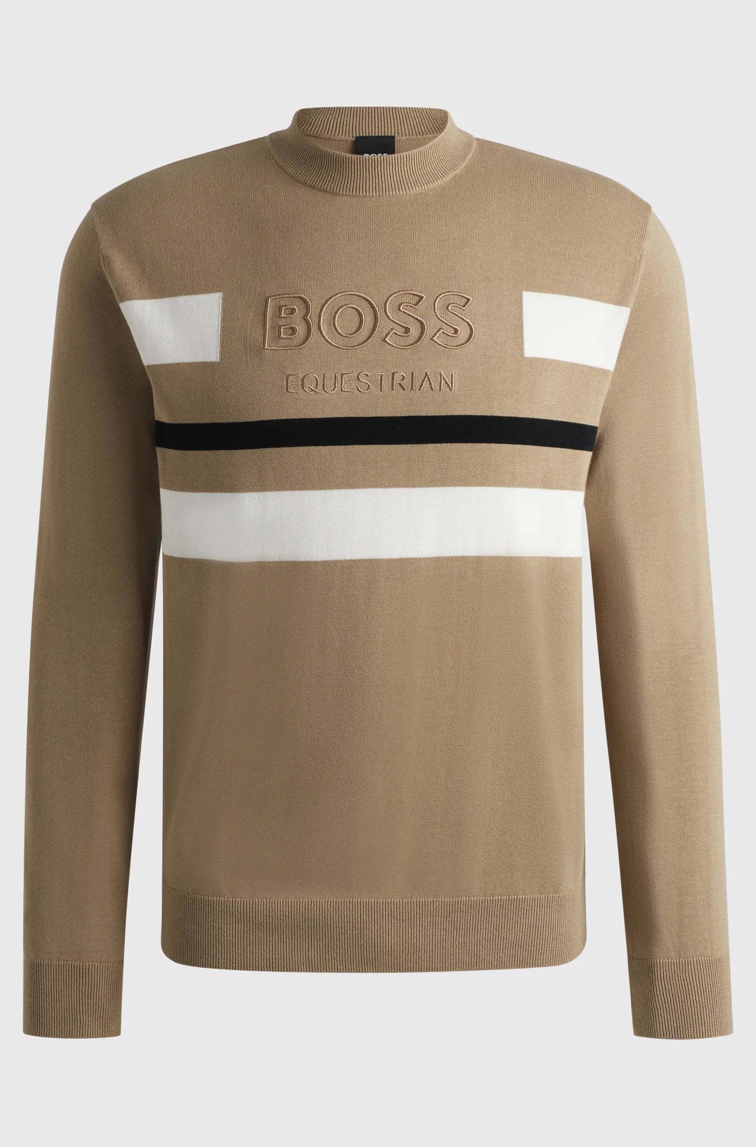 Brad Knitwear Logo Jumper on Alexander Schill Shop, an official BOSS Equestrian Partner