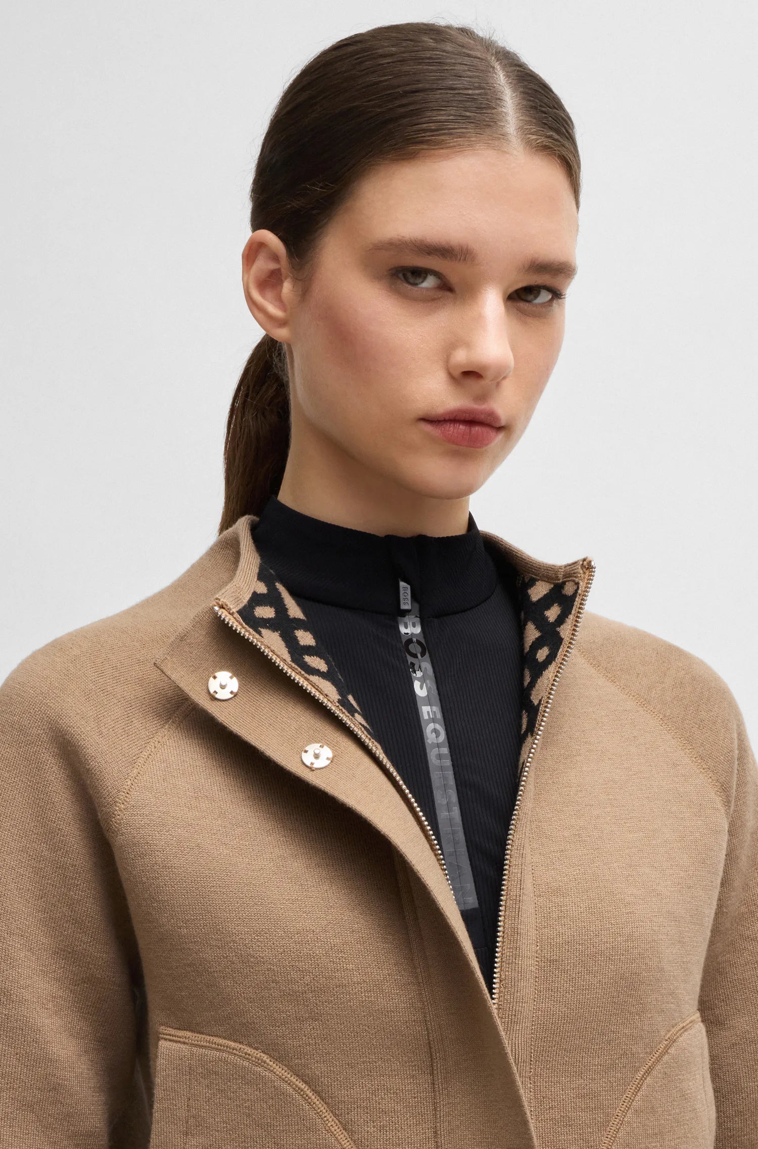 Darla Knitwear Cardigan on Alexander Schill Shop, an official BOSS Equestrian Partner