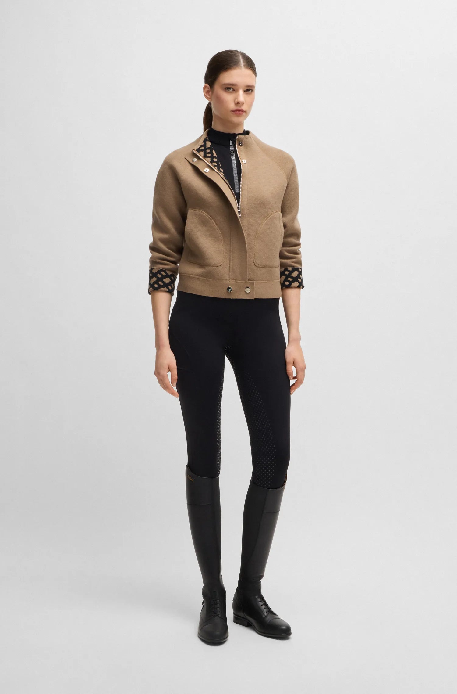 Darla Knitwear Cardigan on Alexander Schill Shop, an official BOSS Equestrian Partner