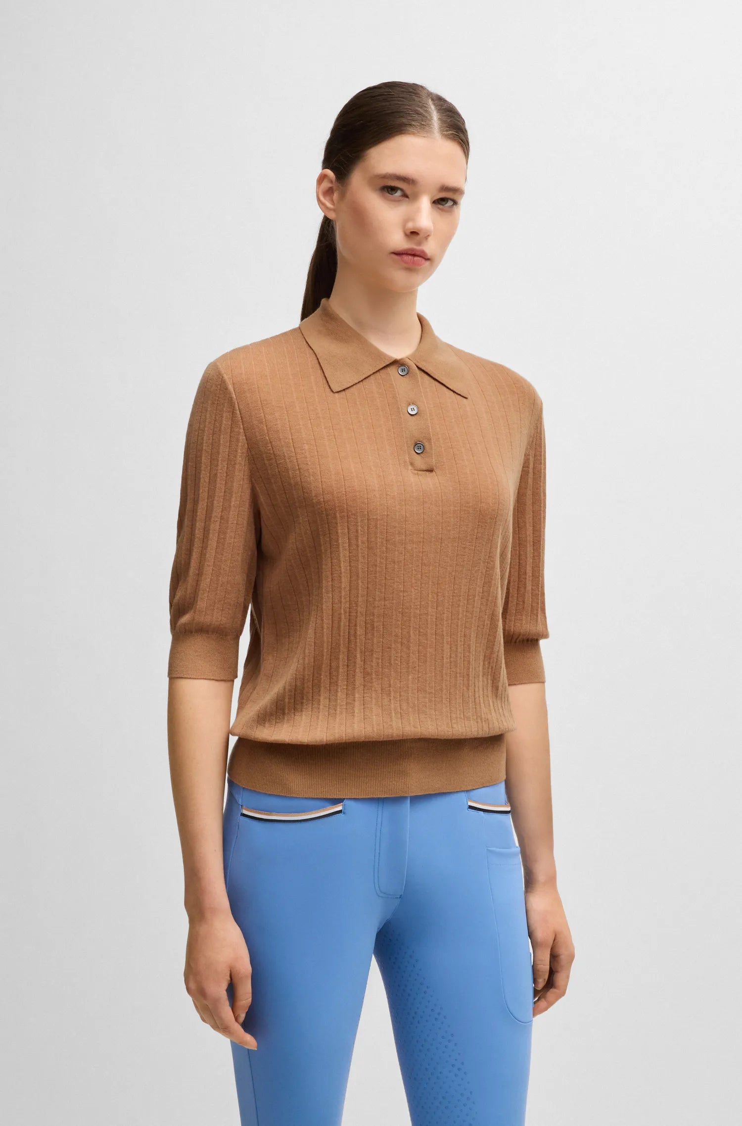 Corey Knitwear Polo on Alexander Schill Shop, an official BOSS Equestrian Partner