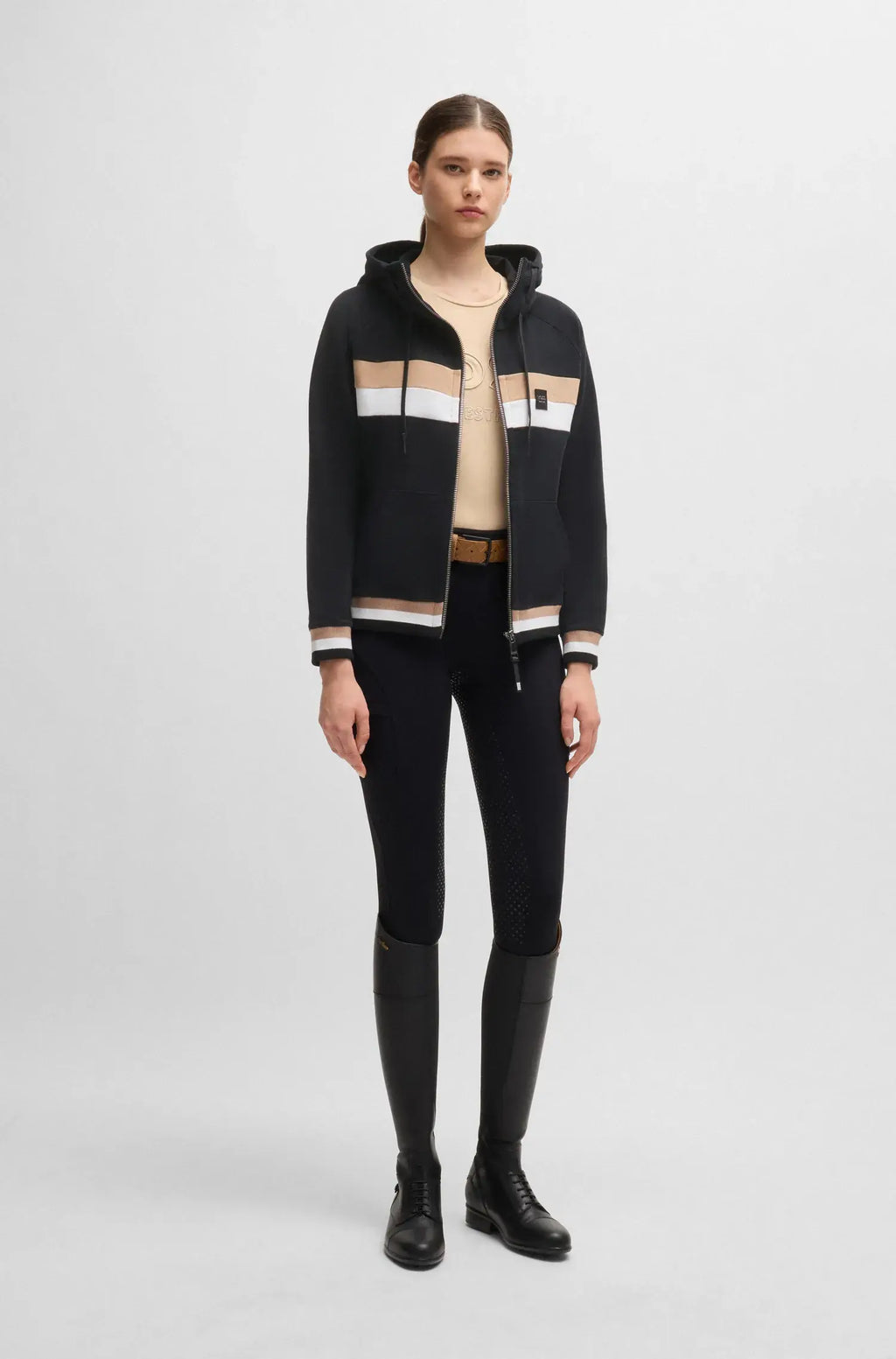 Riva Zip Hoodie on Alexander Schill Shop, an official BOSS Equestrian Partner