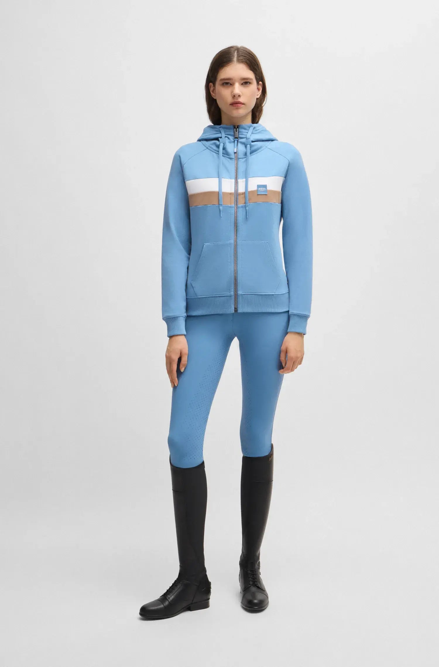 Riva Zip Hoodie on Alexander Schill Shop, an official BOSS Equestrian Partner