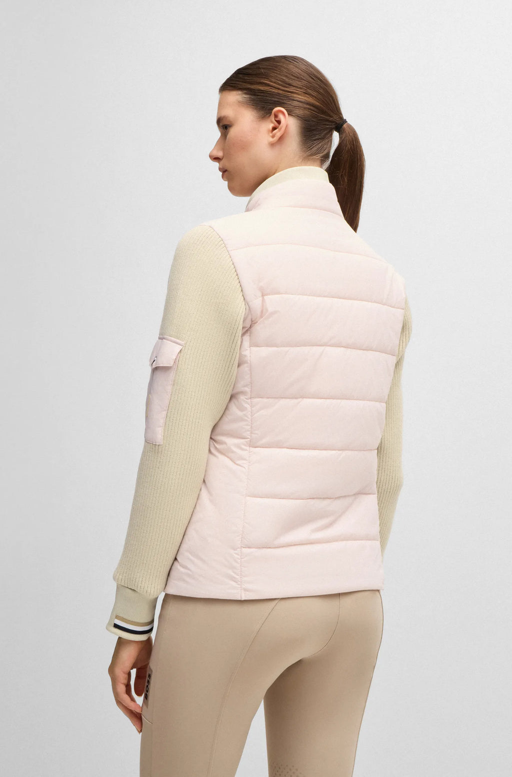 Yara Light Puffer Knitwear Jacket on Alexander Schill Shop, an official BOSS Equestrian Partner
