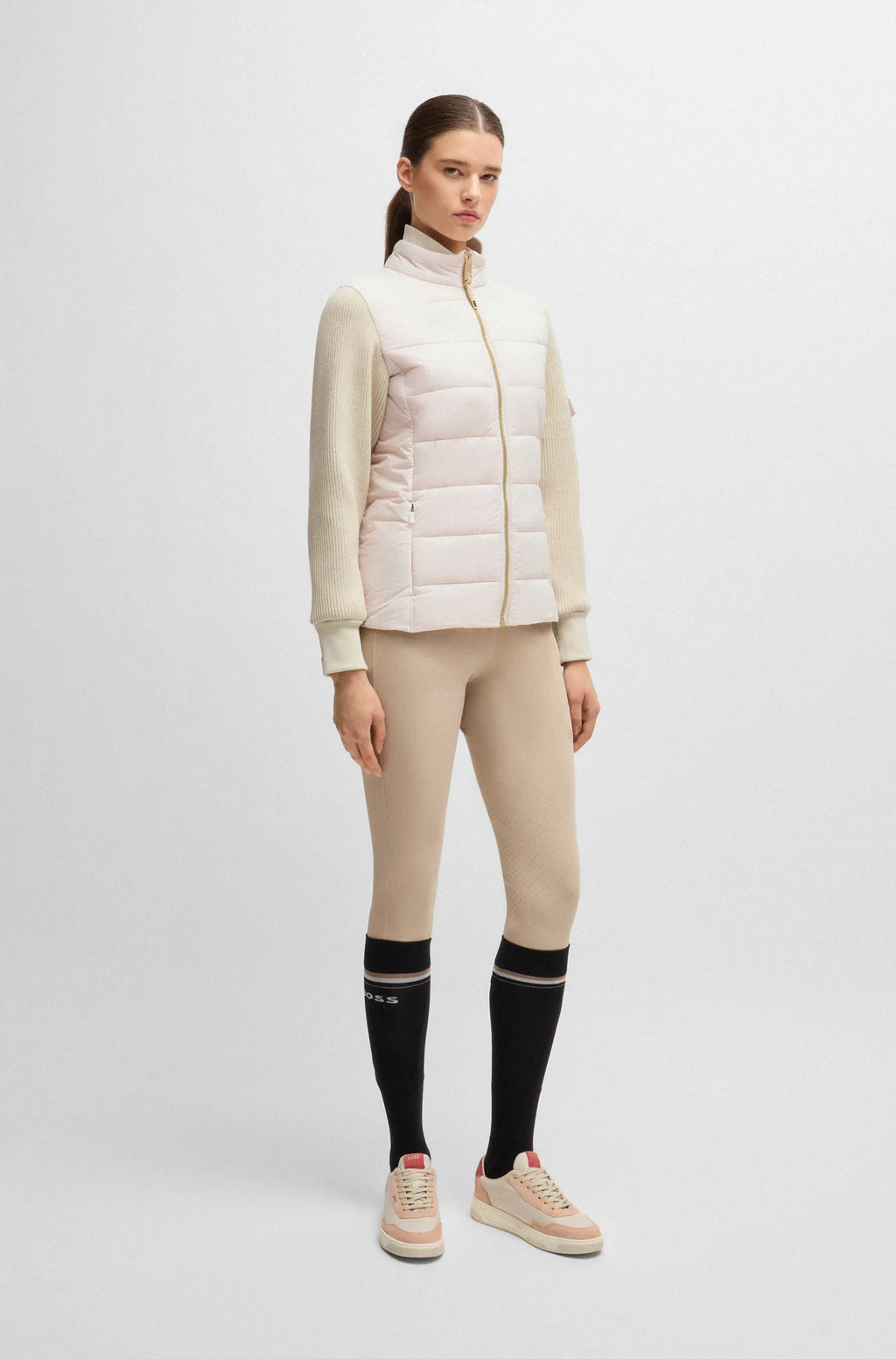 Yara Light Puffer Knitwear Jacket on Alexander Schill Shop, an official BOSS Equestrian Partner