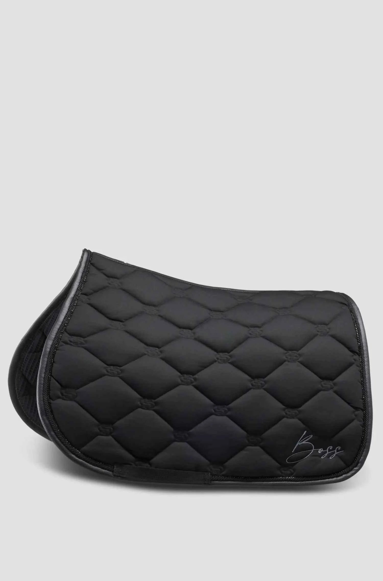 Saddle Pad Jump Glitter Black