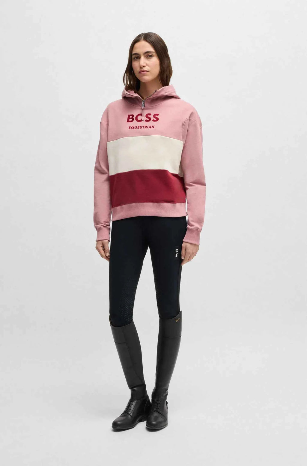 Hazel Knee Grip Breeches Glitter Logo