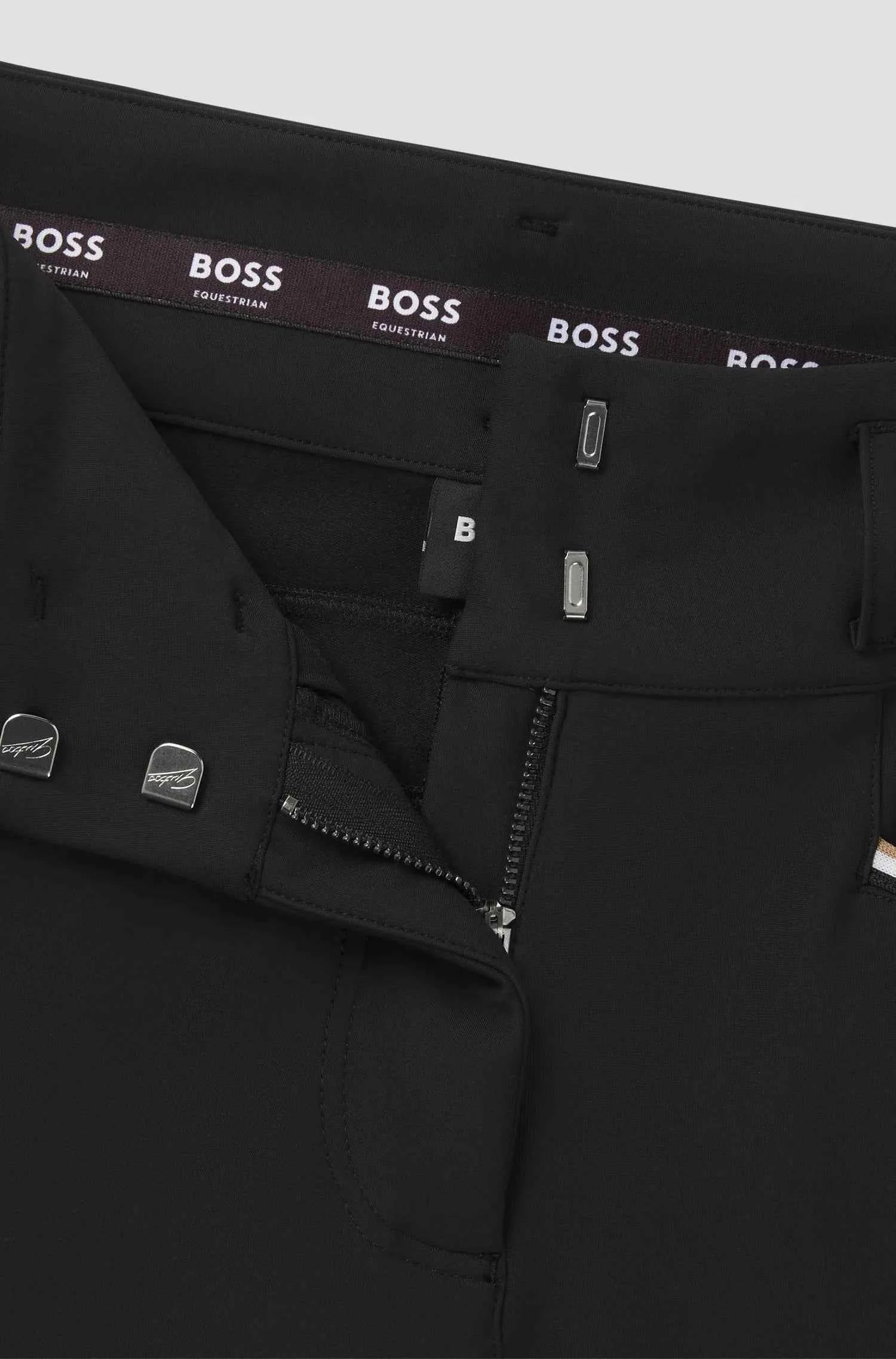 Hailey High Waist Full Grip Breeches Glitter Logo