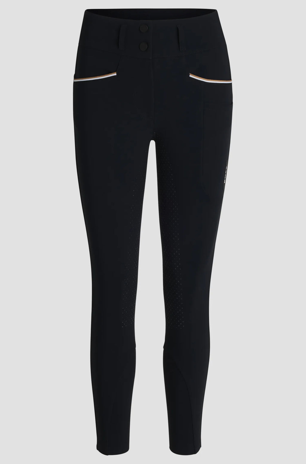 Hailey High Waist Full Grip Breeches Glitter Logo on Alexander Schill Shop, an official BOSS Equestrian Partner