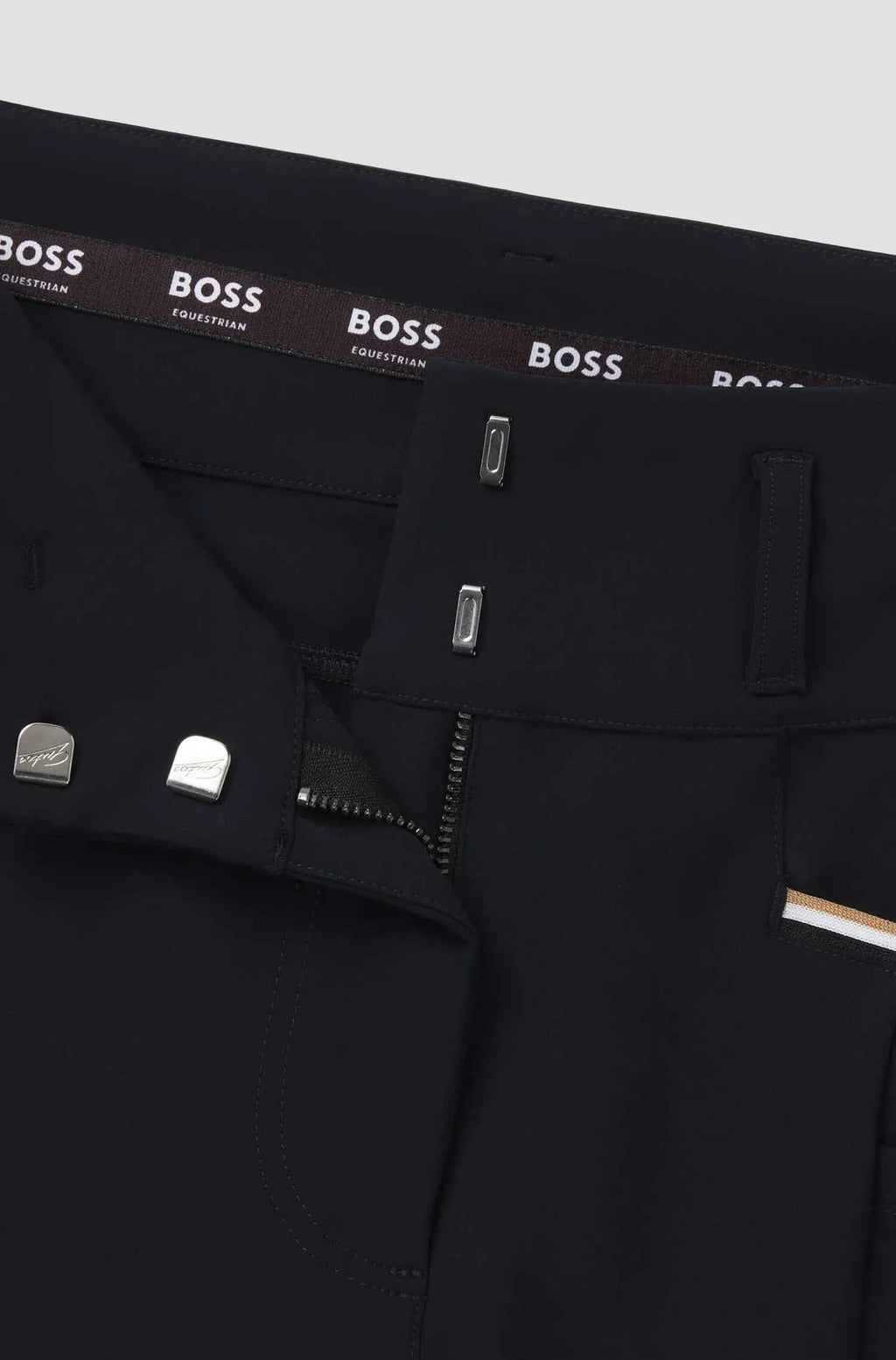 Hailey High Waist Full Grip Breeches Glitter Logo