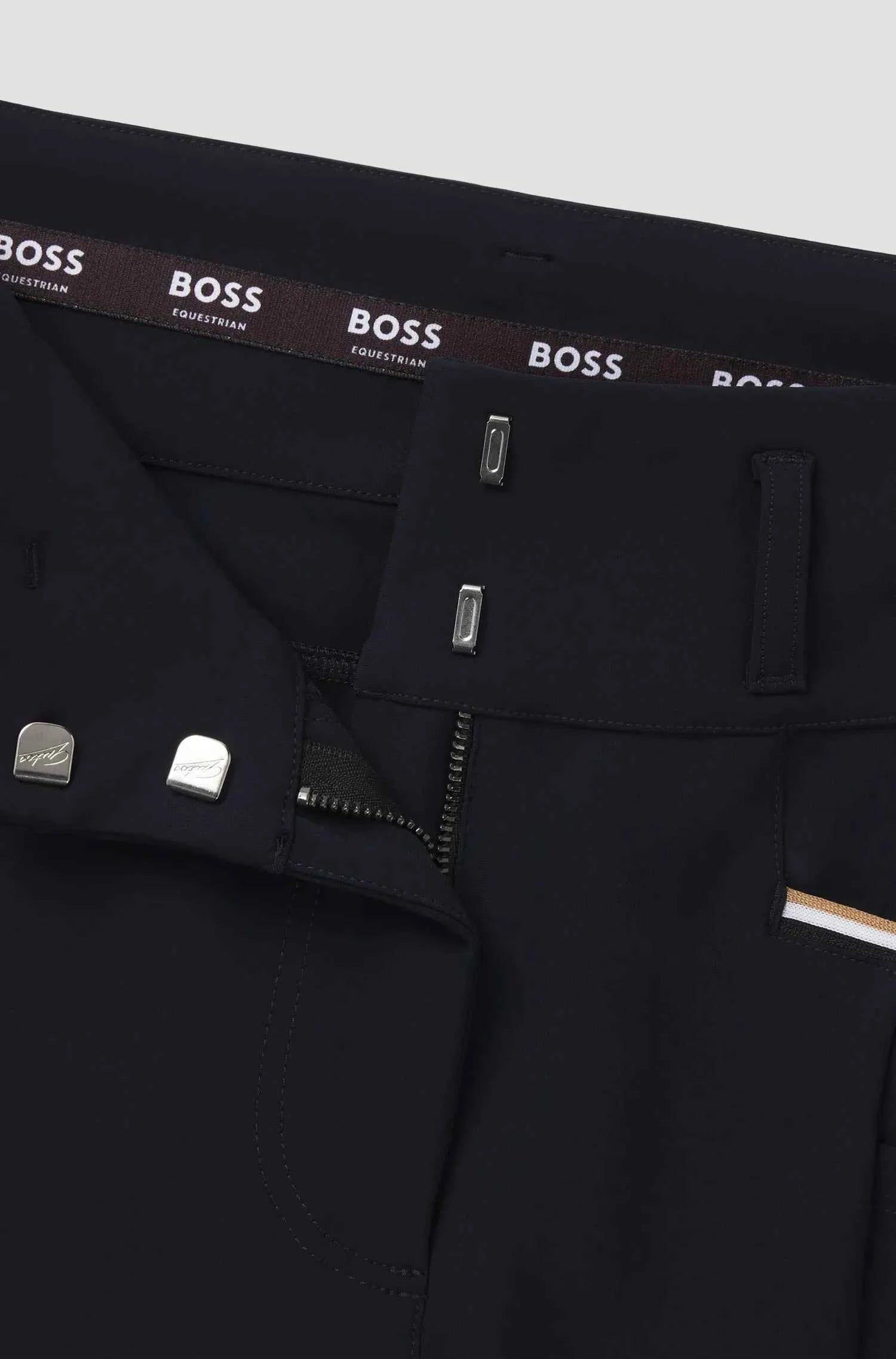 Hailey High Waist Full Grip Breeches Glitter Logo