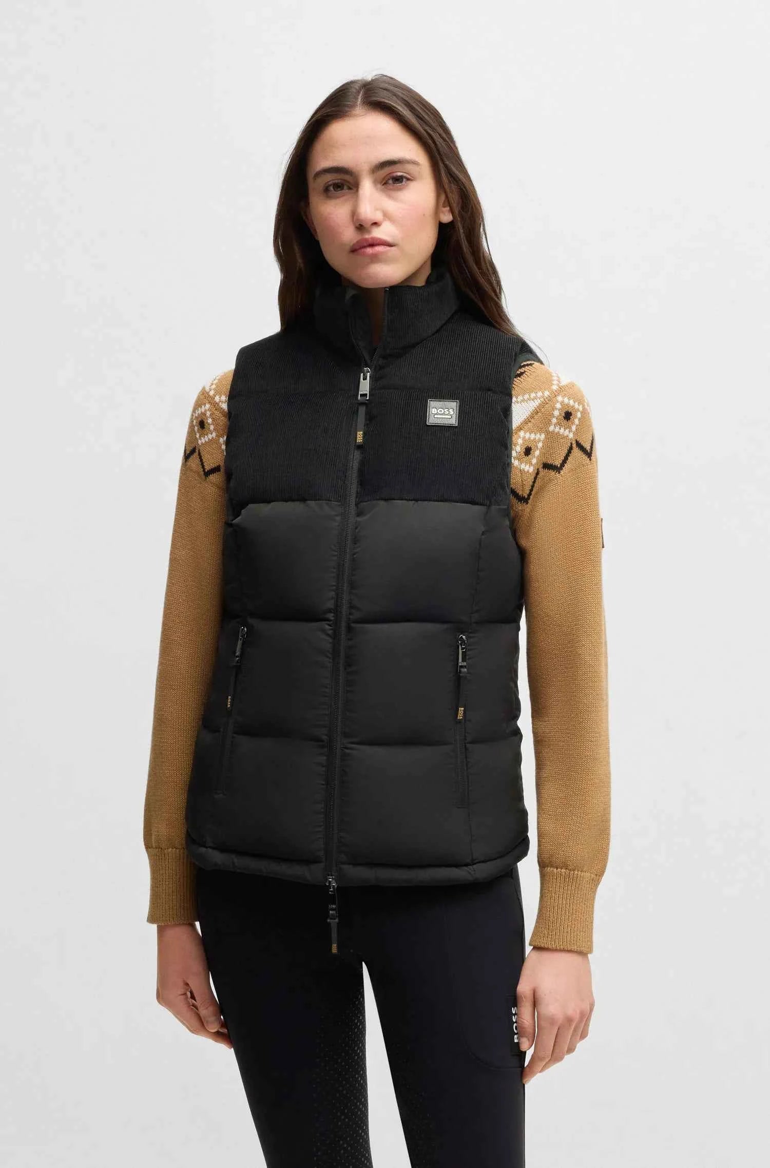 Viola Cord Puffer Vest
