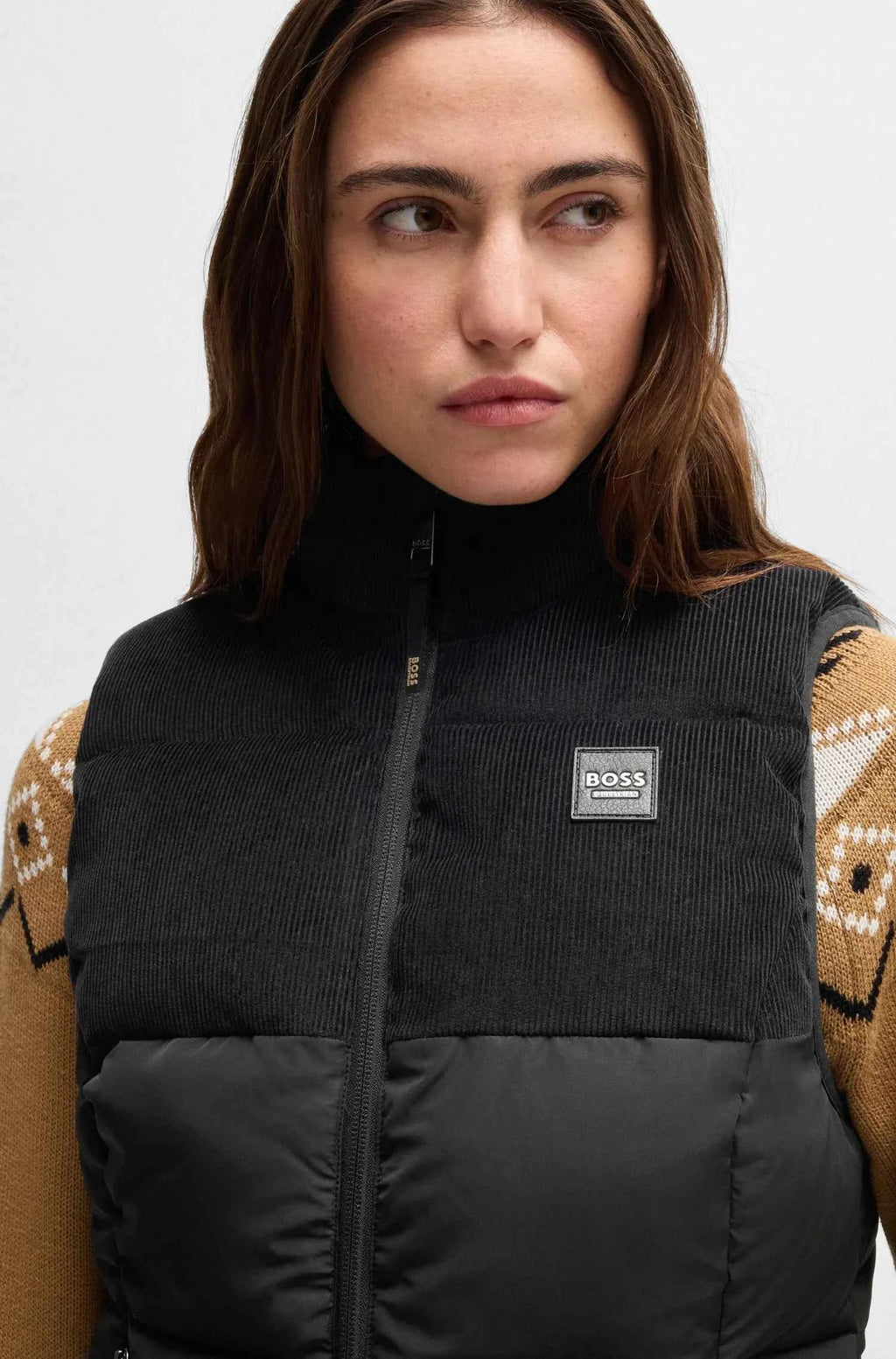 Viola Cord Puffer Vest