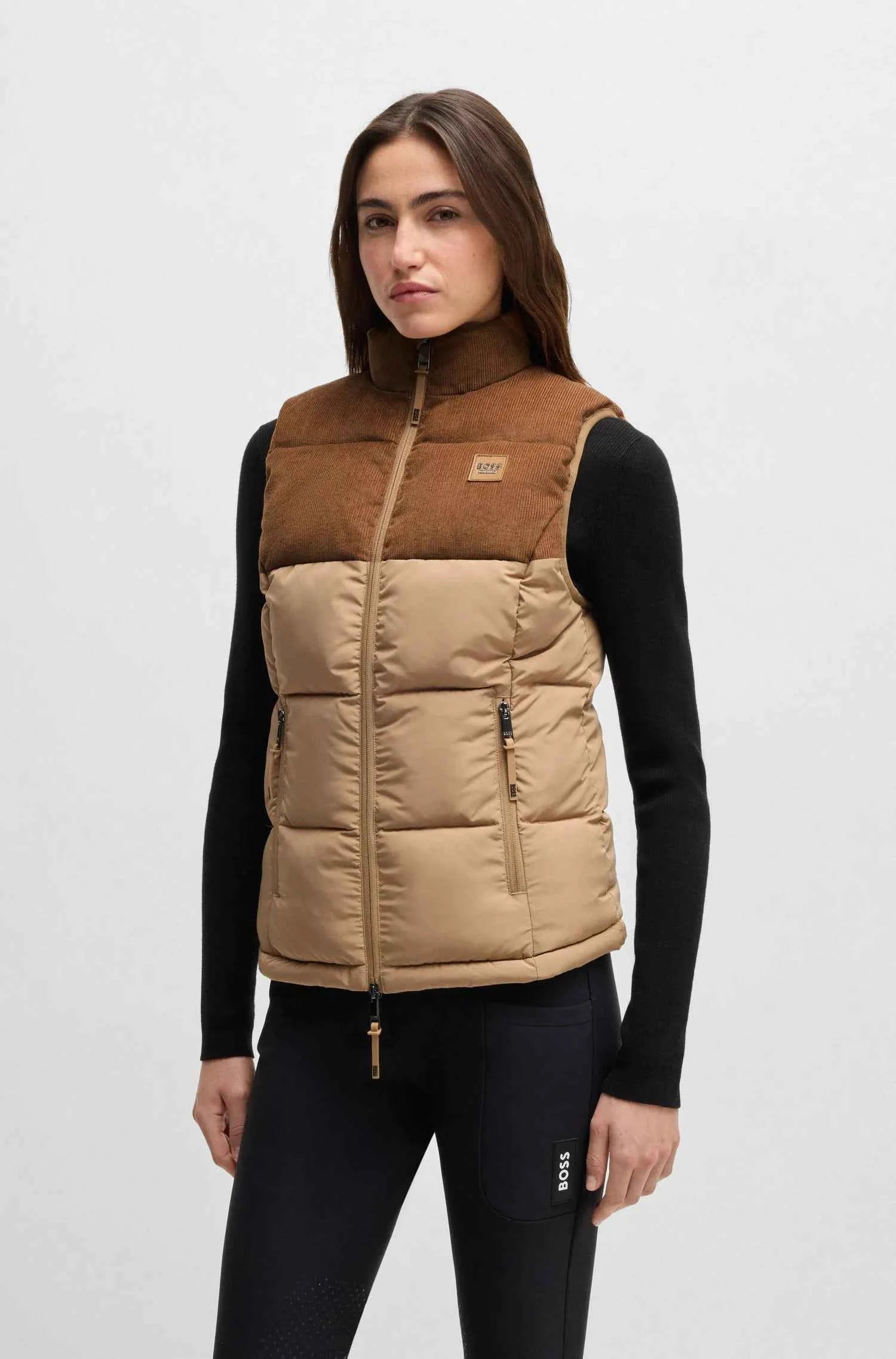 Viola Cord Puffer Vest