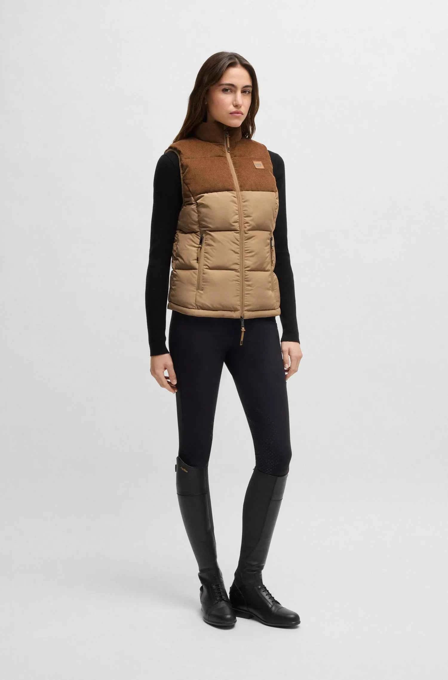 Viola Cord Puffer Vest