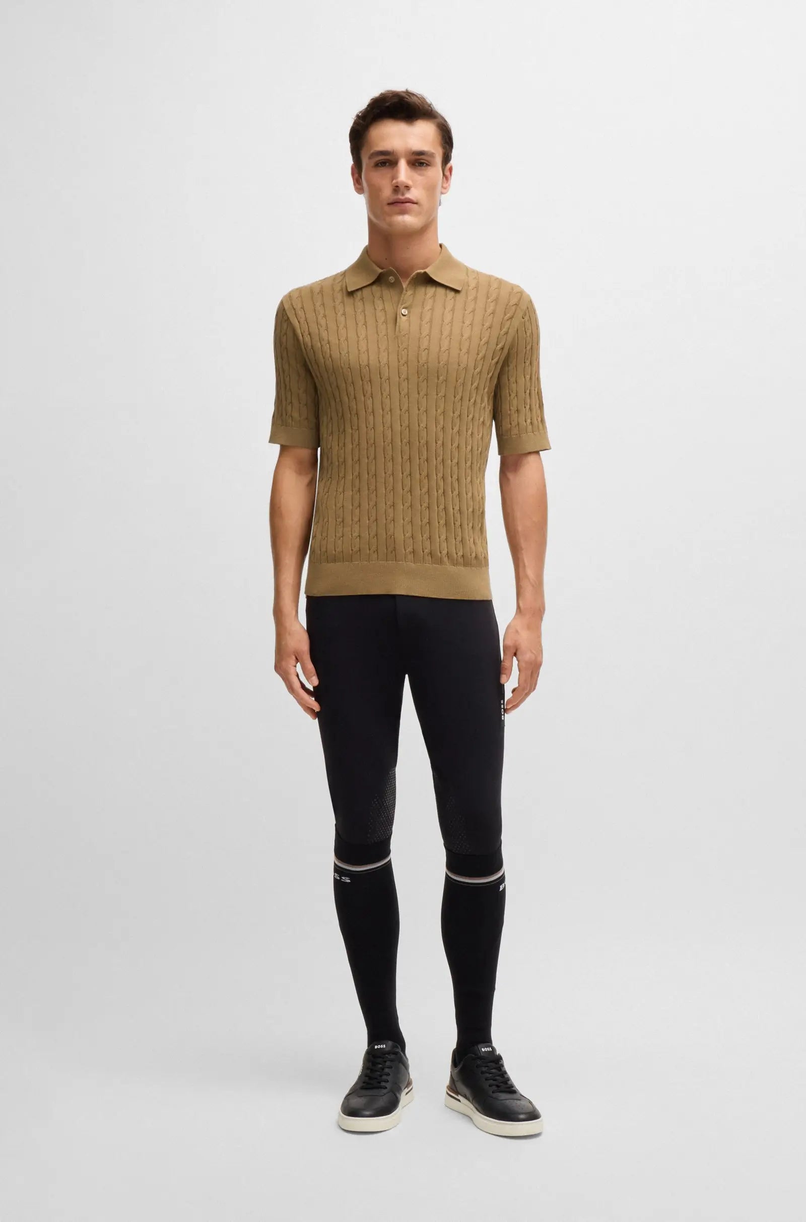 Lewis Knitwear Polo on Alexander Schill Shop, an official BOSS Equestrian Partner